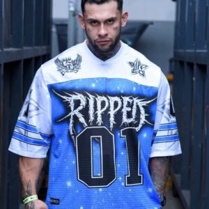 Playera bronx spider celeste