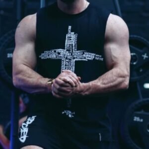 Playera tank cruz